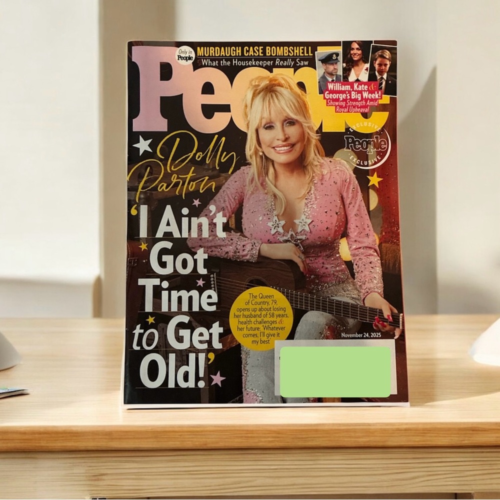 People Magazine November 24 2025 Dolly Parton Murdaugh Bombshell Prince William - Picture 2 of 5
